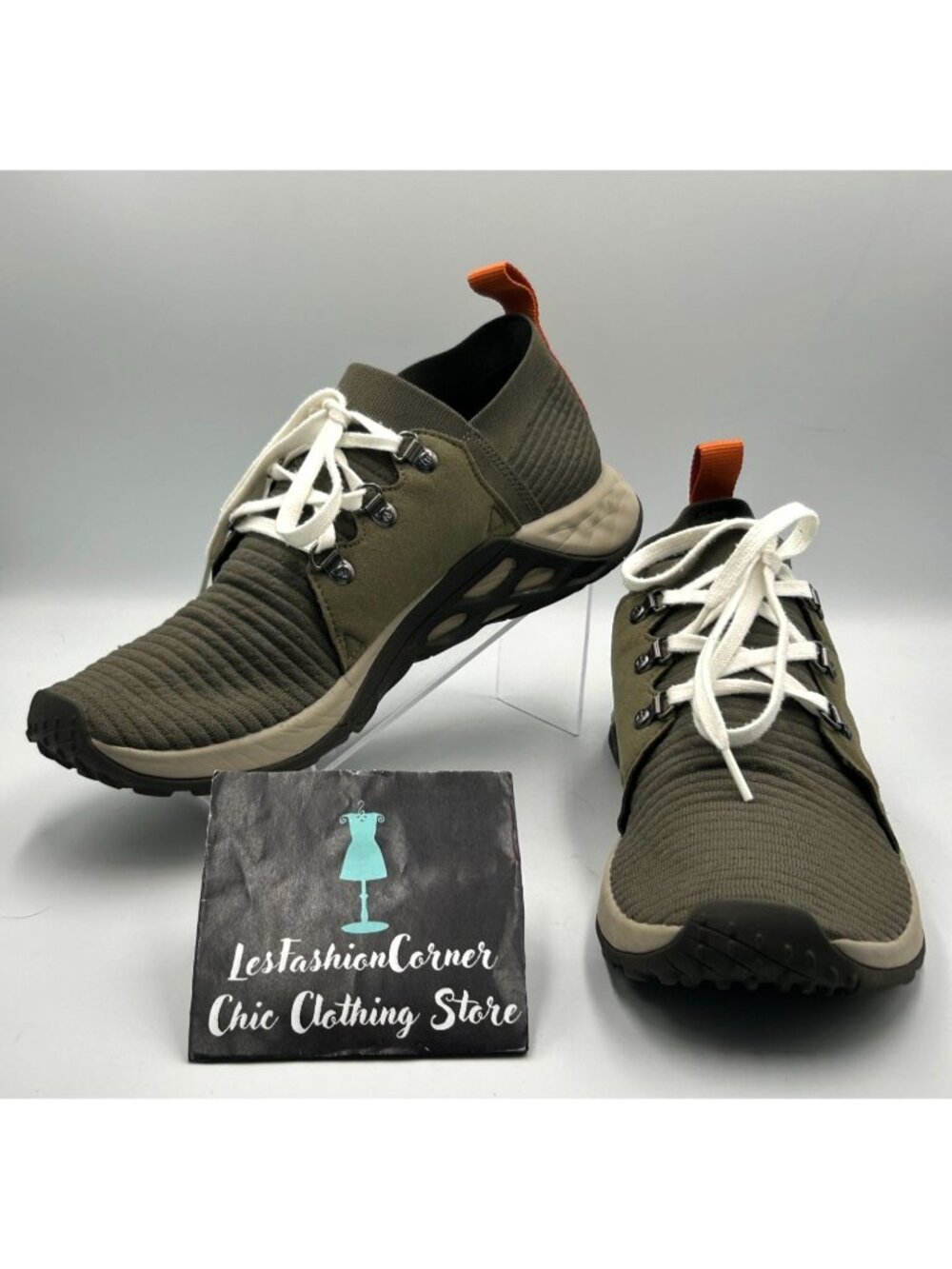 Merrell Men's Olive Green Range AC+ Lace-Up Sneakers Size 12 3292 - Picture 2 of 16